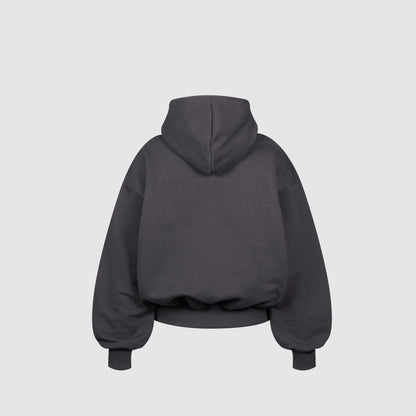 Boxy Ultra Heavyweight Hoodie (Graphite)