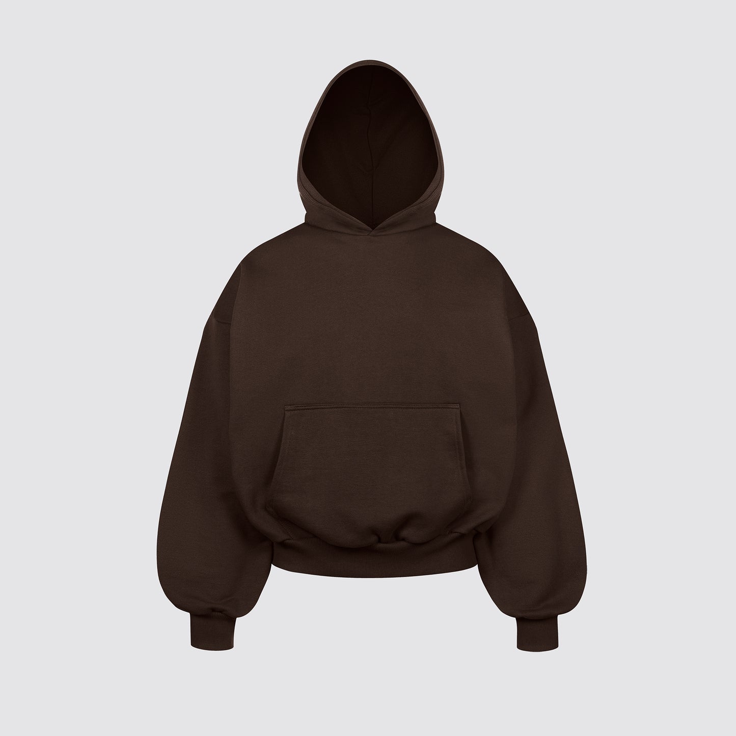 Boxy Ultra Heavyweight Hoodie (Dark Chocolate)