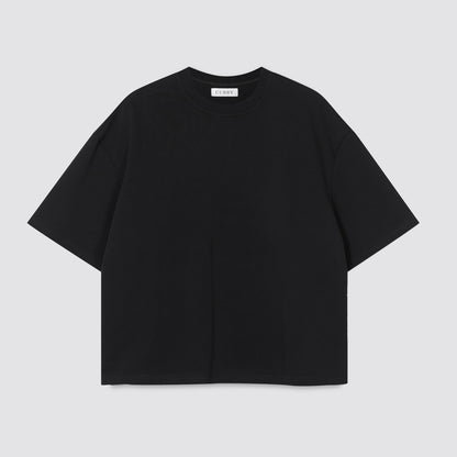 Boxy Midweight T-shirt (Black)