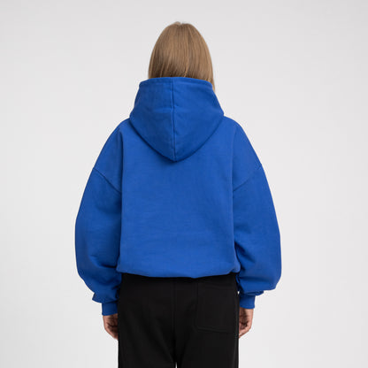 Boxy Ultra Heavyweight Hoodie (Cobalt Blue)