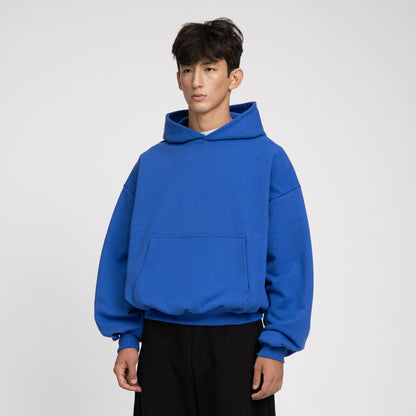 Boxy Ultra Heavyweight Hoodie (Cobalt Blue)