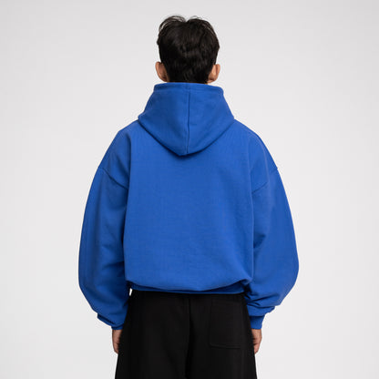 Boxy Ultra Heavyweight Hoodie (Cobalt Blue)