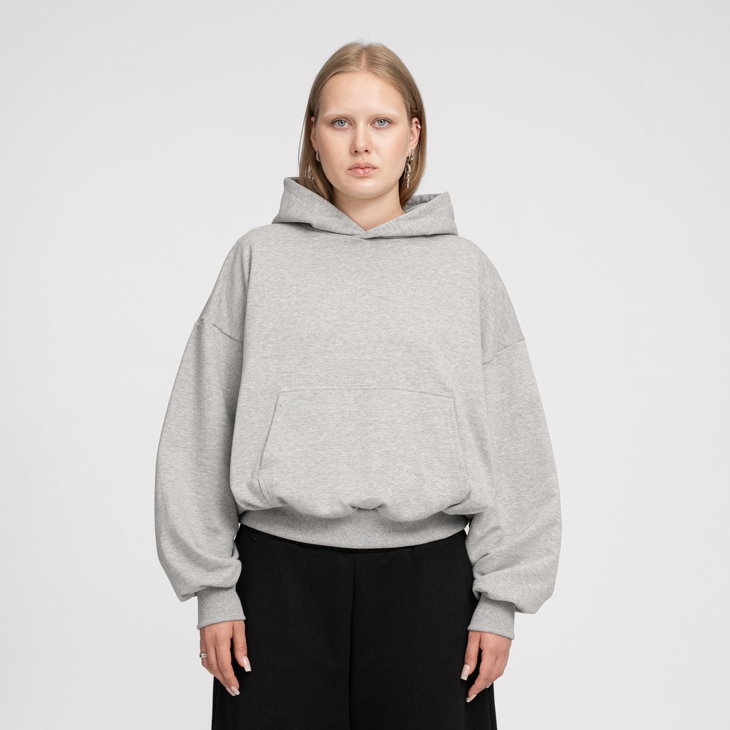 Boxy Flowy Hoodie v2 (Grey)