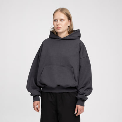 Boxy Ultra Heavyweight Hoodie (Graphite)