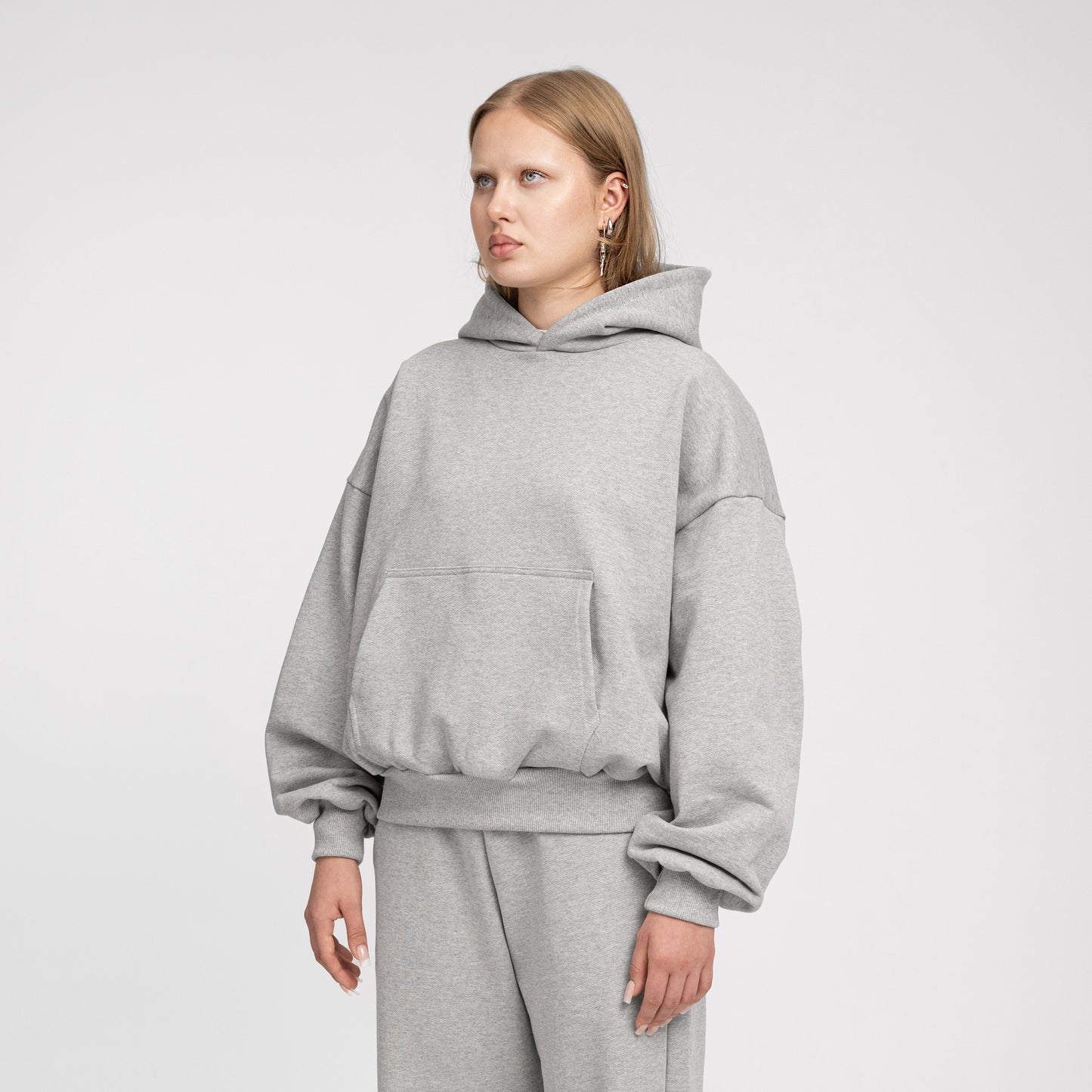 Boxy Ultra Heavyweight Hoodie (Grey)