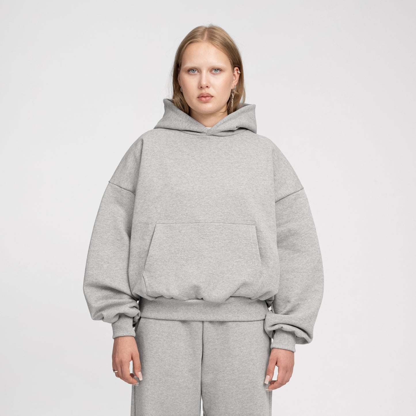 Boxy Ultra Heavyweight Hoodie (Grey)