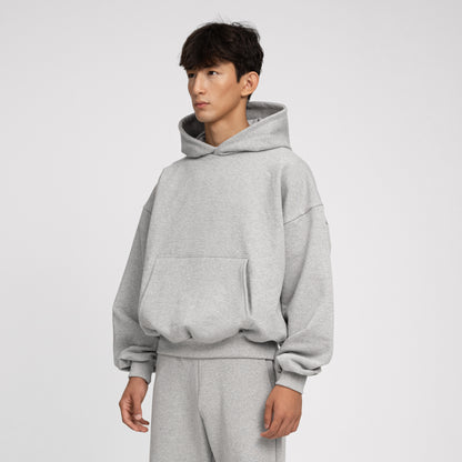 Boxy Ultra Heavyweight Hoodie (Grey)