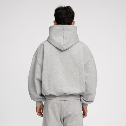 Boxy Ultra Heavyweight Hoodie (Grey)