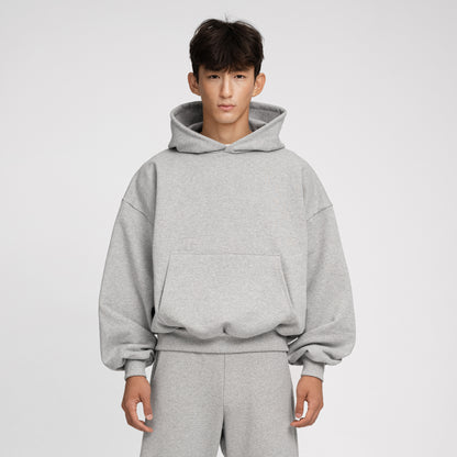 Boxy Ultra Heavyweight Hoodie (Grey)