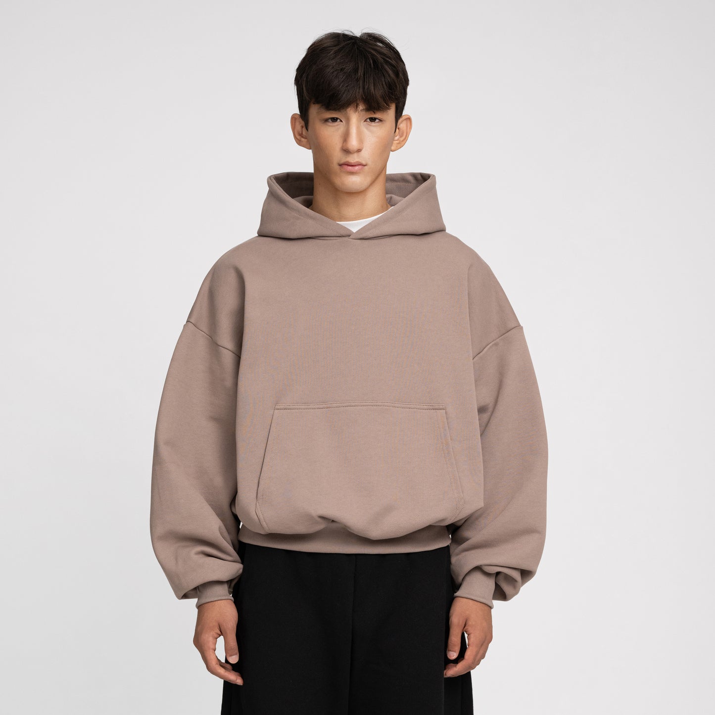 Boxy Ultra Heavyweight Hoodie (Hazelnut)