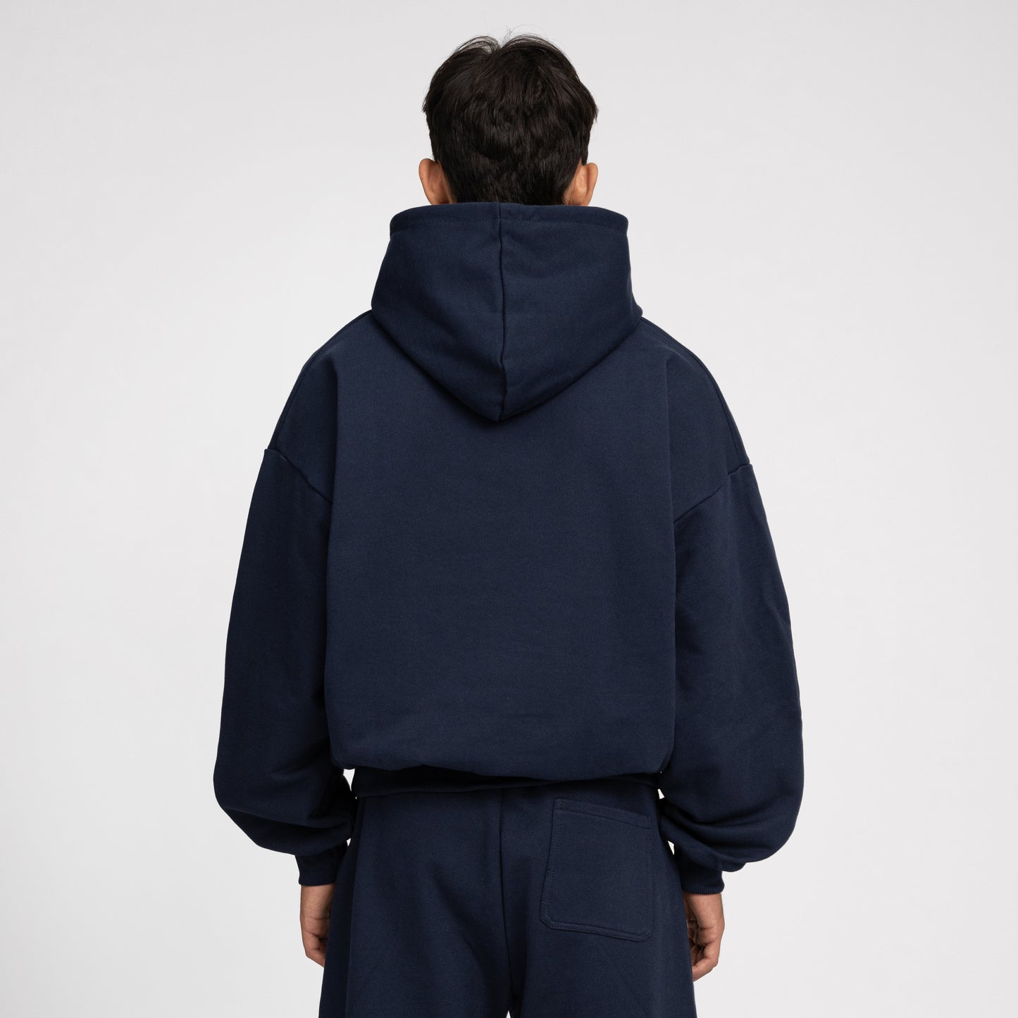 Boxy Ultra Heavyweight Hoodie (Dark Navy)