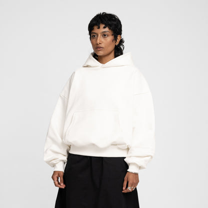 Boxy Ultra Heavyweight Hoodie (Off-white)